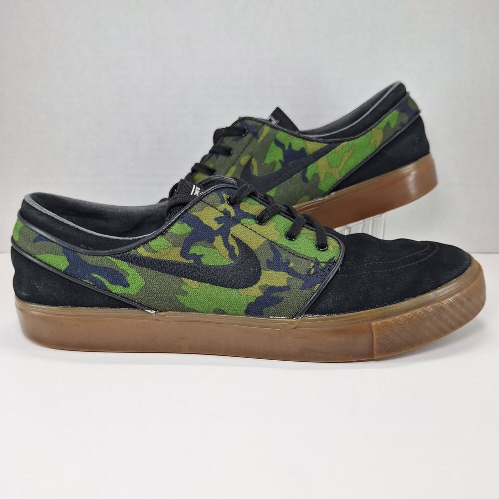 Nike Zoom Stefan Janoski ERDL Mens Size 11.5 Black Camo 633300-031 Shoes